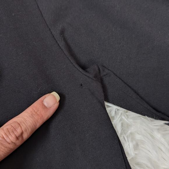 Hot Topic Skelanimals Chain Collar Long Sleeve Collared Top Black White Size XS - Picture 7 of 11